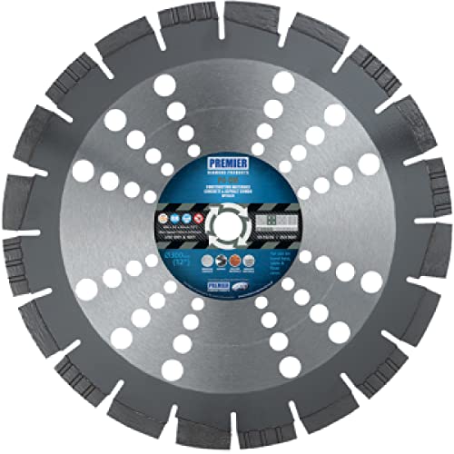 300mm Premier Diamond Blade P4-CM Concrete Asphalt Combo DP15570 12" 4*