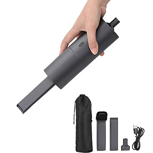 MQUPIN 2-in-1 Handheld Vacuum Blower Cleaner, Cordless Rechargeable Computer Keyboard Cleaner Electric Blower