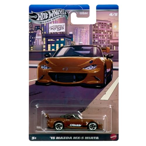 Hot Wheels Mazda MX-5 Miata 1:64 Naranja miniatura 1