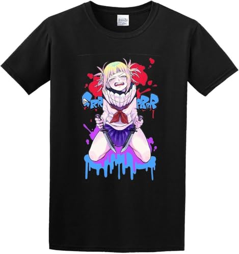 UQSQYDIYO Men's Himiko Toga Cotton T Shirt