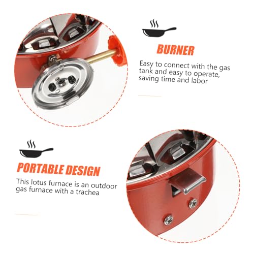 Four de camping coupe-vent efficace pour barbecue et cuisson extérieure - 8