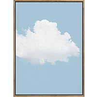 SIGNWIN Framed Canvas Wall Art Blue Sky Nature Clouds Photography Modern Art Contemporary Relax/Calm for Living Room, Bedroom, Office - 16