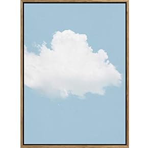 SIGNWIN Framed Canvas Wall Art Blue Sky Nature...
