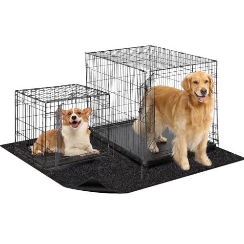 XGKHOM Extra Large Dog Crate Mat Liner, 48'x64' Washable Puppy Pee Pad for Kennel Training, Absorbs...
