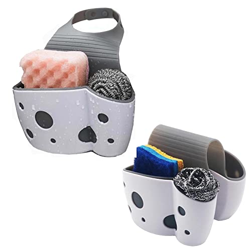 2 Pack Sink Caddy Sponge Holder Sink Sponge Organizer With Sink Caddy Sponge Holder Soap Holder