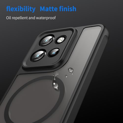 Image of Compatible with Motorola ThinkPhone 25 Case Cover,Compatible with MagSafe,Anti-Fall,Compatible with Motorola Edge 60 Neo XT2509-1 Cell Protective Phone Case Black