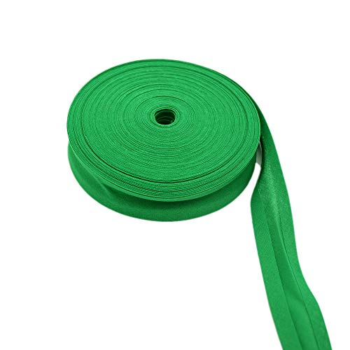 Mangocore 100% Cotton Bias bindnig Tape,Size: 25mm, Width:1",2.5cm,30yds Various Color,DIY Garment Accessories wholesales (Green)