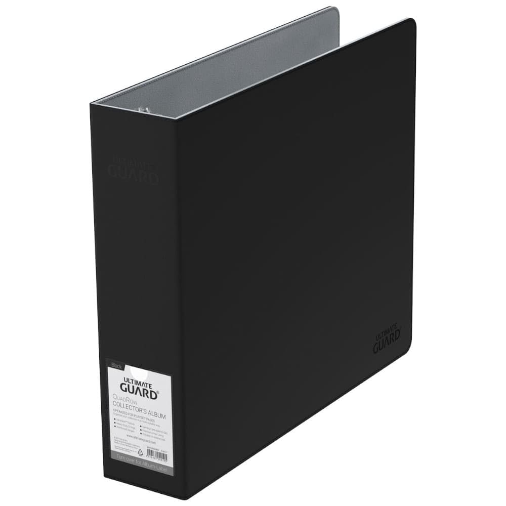 Ultimate Guard Album Collector Supreme UGD010831 QuadRow 3 Anneaux XenoSkin Nein Card Folder, Noir, Medium