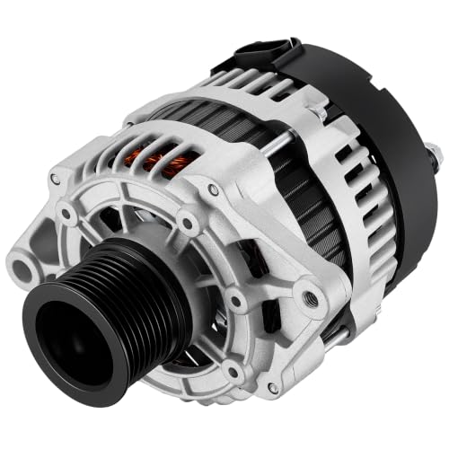 Image of BDFHYK 95A Alternator for Case 440 2005-2012 445T /M3 Diesel, 11SI, 8721 | For Case 430 2005-2012 432T /M3 Diesel, 11SI, 445 2004-2012 432T /M3 Diesel, 11SI, 12V, Clockwise Rotation, 8-Groove