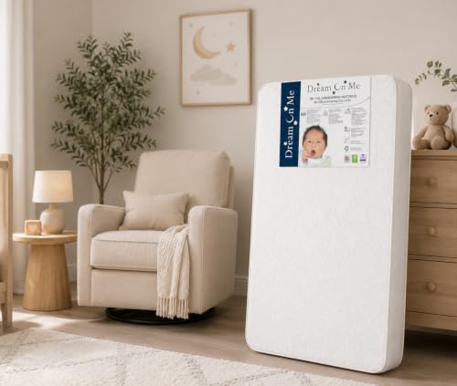 Image of Dream On Me Twilight Baby Crib Mattress, GREENGUARD Gold, Made in USA