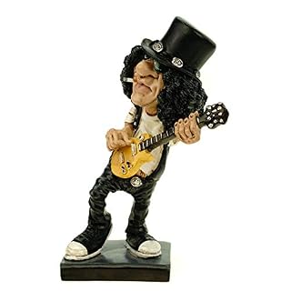Joh. Vogler GmbH 841-2384 Funny Live Rockstar Gunner by Warren Stratford Figurine humoristique Caricature - Les Beatles, Paul McCartney, John Lennon, RIngo Starr, George Harrison