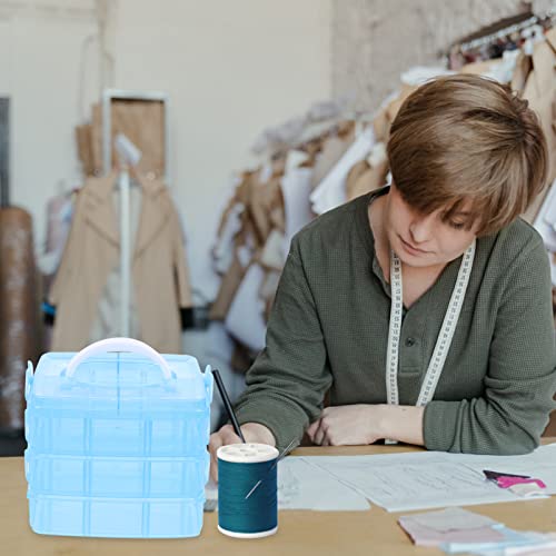 VICASKY 2 peças caixa de suportes de unhas D camadas de artesanato capa de camada Ead joias acessóri