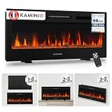 KAMINIO® Marlon Pro 42 Cheminée électrique chauffante à Effet Flamme