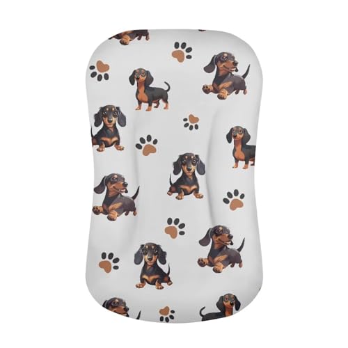 Kathyboom Puppy Dog Baby Lounger Cover Portable Baby Nest Pillow Cover Protective Covers for Newborn Baby Boys and Girls