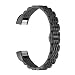 Fitbit Alta HR Bands , ImmSss Stainless Steel Watch Band for Fitbit Alta HR Fitness Tracker (Black)