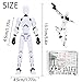 DANONI Titan 13 Lucky Robot Action Figure, 3D Printed Multi-Jointed Movable Robot Action Figures, Desktop Decorations Game Gifts (9pcs)