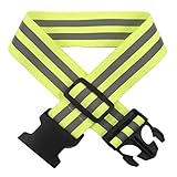 AVANA Cinturón reflectante de seguridad, alta visibilidad, reflector, reflector, color amarillo
