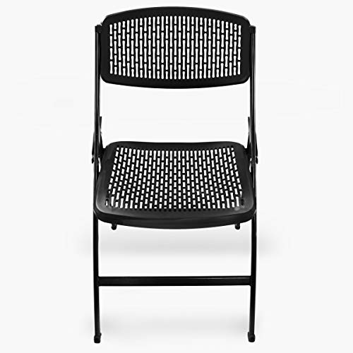 Image of Home Centre Metal Mid Back Ergonomic Without Cushion Chair (White)