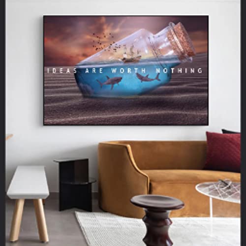Toile Classic Citations pour un intérieur qui exprime votre ambition - 3