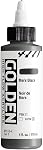 GOLDEN Acryliques à débit élevé, Mars Noir, 4 fl. oz. Bouteille, Peinture acrylique professionnelle, Transparent