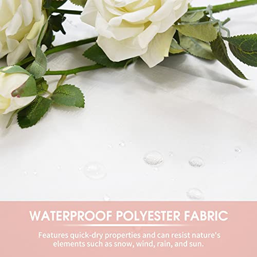 Cortina se transparente de 1 painel ao ar livre Cortina impermeável Cortinas de ilhó de privacidade