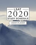 LSAT Study Schedule: 6 Month Planner for the Law School Admission Test (LSAT). Ideal for LSAT prep and Organising LSAT practice - Large (8 x 10 inches)