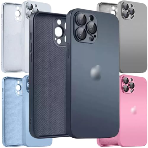 Capa Premium Compatível Para iPhone 15, Pro e Pro Max - Vidro Fos...