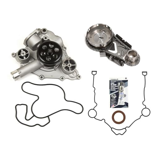 Mizumo Auto MA-9761230035 Timing Chain Kit Water Pump Cover Gasket Compatible With/For 05-08 Chrysler Dodge Jeep 5.7L HEMI