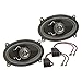 Produktbild tomzz Audio 4057-010 Lautsprecher Einbau-Set kompatibel mit VW Golf 1 2 Polo Passat Skoda Fabia Octavia Seat Ibiza Heckbereich 95x155 4x6