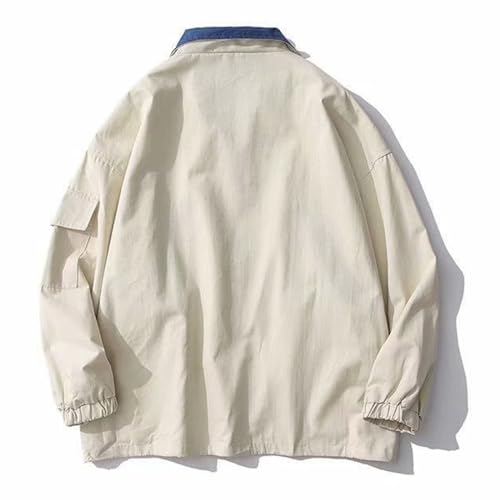 Wyeysyt Women's Y2k Jacket Zip Up Lightweight Windbreaker Jacket Varsity Oversized Sport Jacket Y2k Clothing 90s Jacket