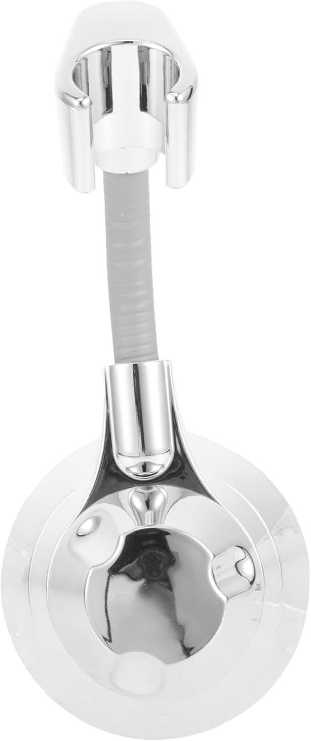 Stainless Steel Adjustable Shower Head Holder Wall Mounted Bracket Universal Clamp 360 Rotation