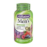Vitafusion Men's Complete Multivitamin Gummies Natural Berry Flavors - 150 ct, Pack of 3