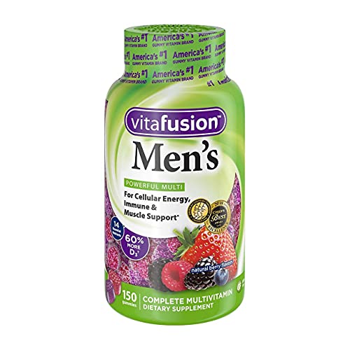Vitafusion Mens Flavor Gummy Vitamins 150ct NEW LOOK
