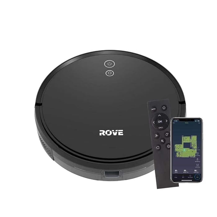Buy Rove Robot Vacuum with Powerful Auto Adjusting Suction, MultiLevel