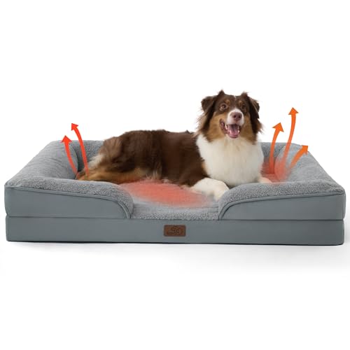 Bedsure Self Warming Orthopedic Dog Beds Large Sized Dog - Washab...