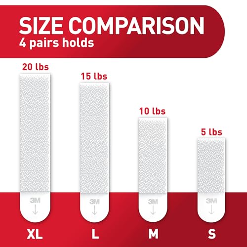 Image of Command Picture Hanging Strips, Medium, White, Holds up to 12 lbs., 16-Pairs (32-Strips), Easy to Open Packaging
