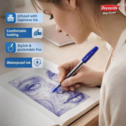 Image of Reynolds JIFFY 5 Ct Black Pen