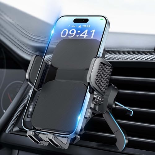 Brencco Porte Téléphone Voiture Grille Aération, Crochet Métal 36...