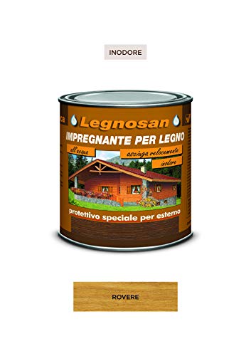 Veleca LEGNOSAN Rovere - ml. 750 IMPREGNANTE PER LEGNO ALL'ACQUA INODORE