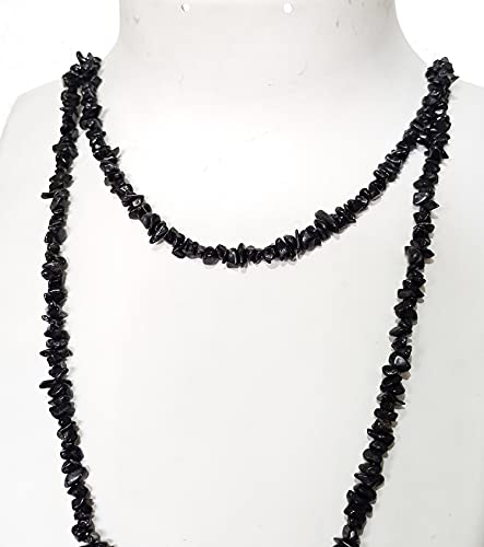 Perles spinelle noir naturel pour fabrication bijoux faits main