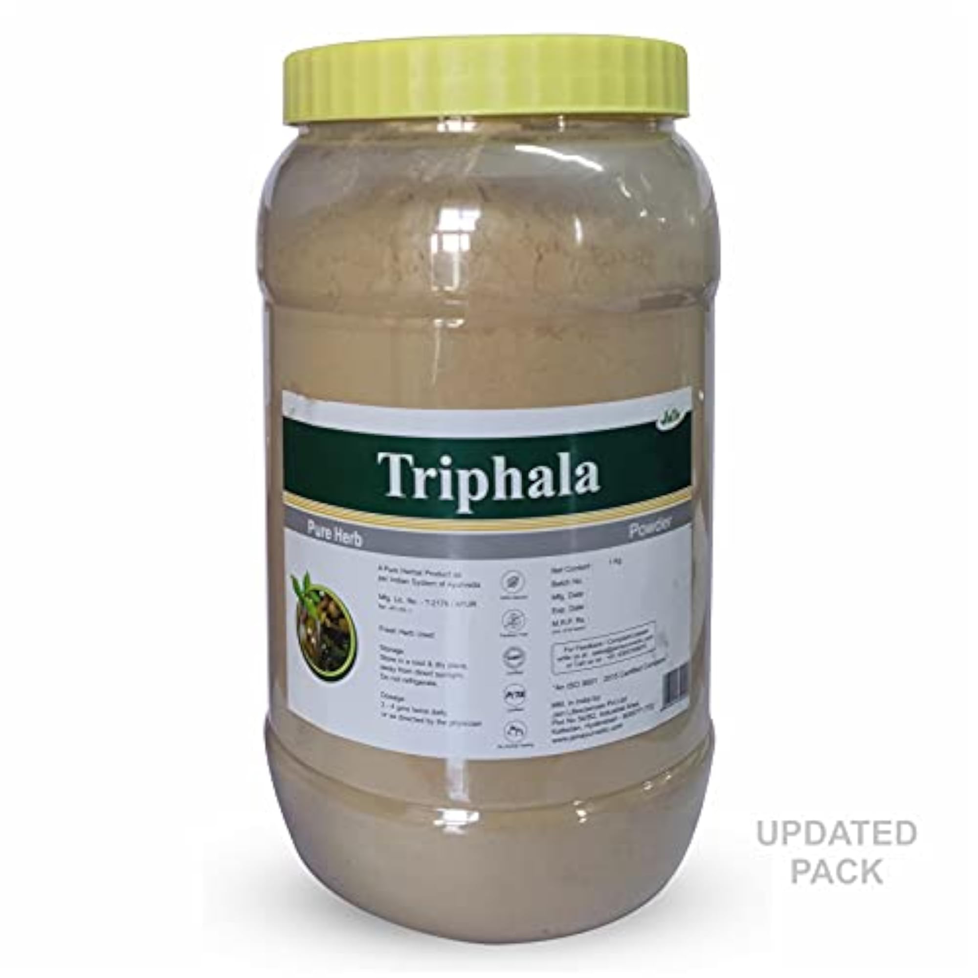 Jain Triphala Powder, 1Kg Pack of 2