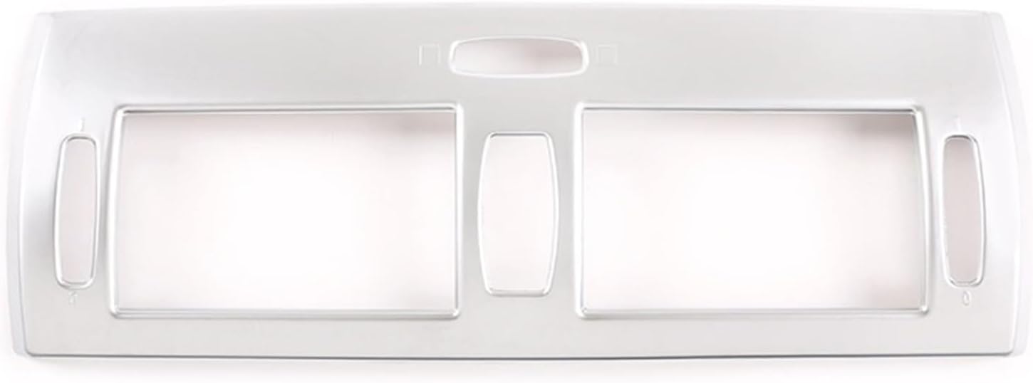 GERRIT Car Accessories Fit for BMW X3 E83 2006-2010 ABS Silver Car Center Console Central Air-Conditioning Air Outlet Frame Trim Stickers Upholstery Care (Color : Silver)