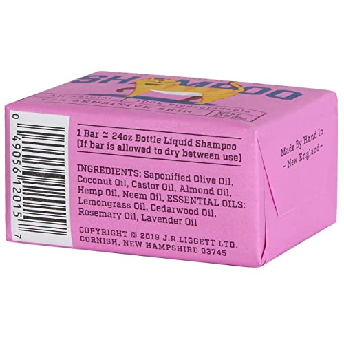 Image of J.R.LIGGETT'S Cat Shampoo Bar, Natural Cleansing Bar for Cats with Sensitive Skin, Hypoallergenic Feline Formula Gently Deep Cleans with No Essential Oils, Detergent-Free, 3.5 oz