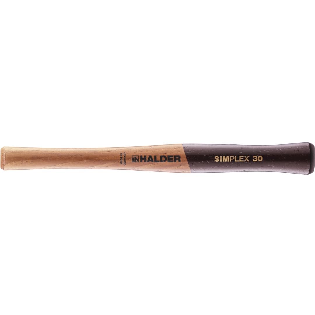 Halder 3244030 30 mm Soft-Face EH 3244 "Simlpex" Mallet Handle - Multi-Colour, Wood, diameter =30 mm