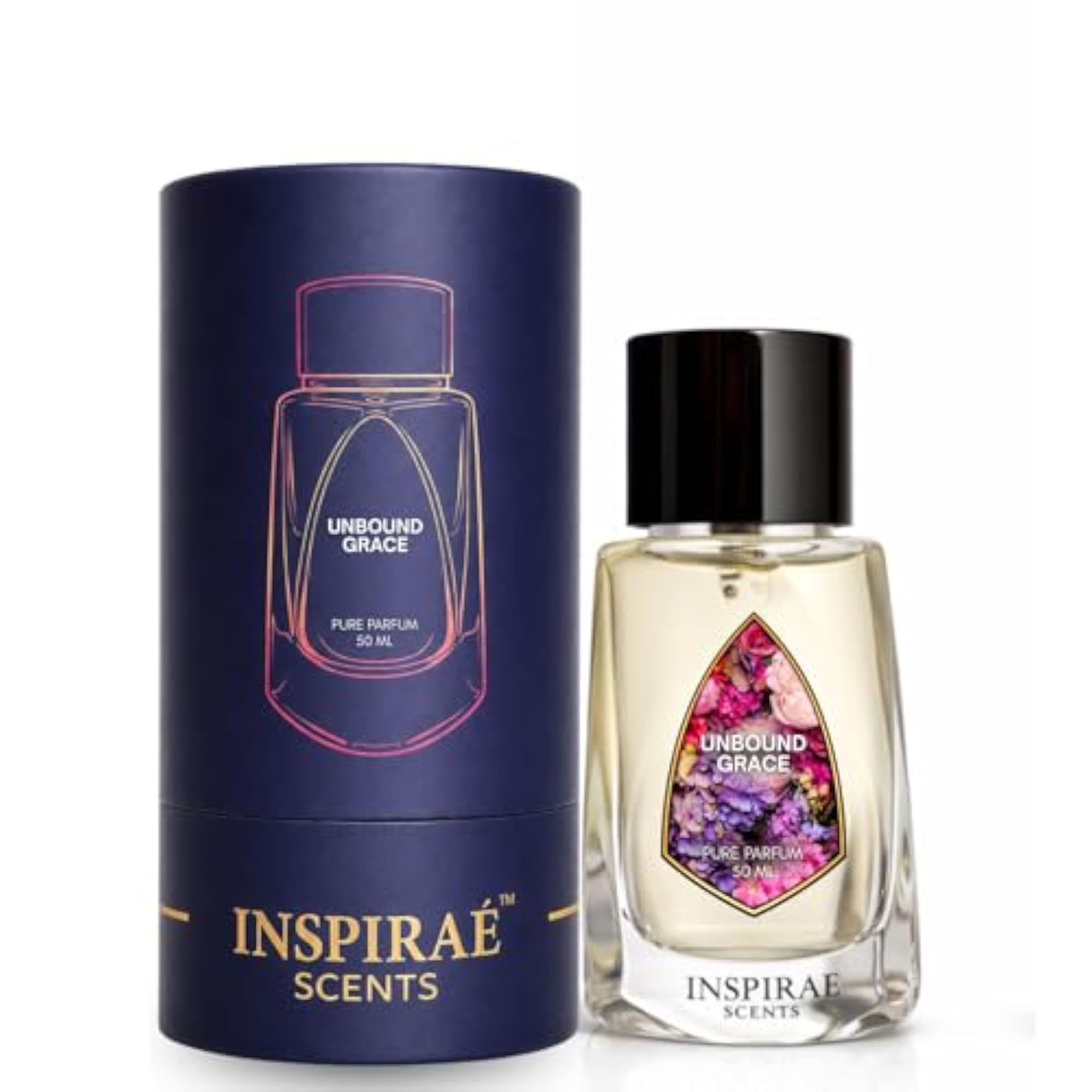 UNBOUND GRACE Pure Parfum, Long Lasting Floral Aromatic