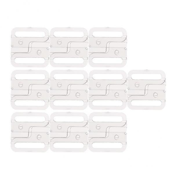 MERISHOPP®6x10 Set PVCBra Closure Sewing Clips Back Strap Holder Accessories Clear|Clothing, Shoes & Accessories|Womens Clothing|Sleep|Bras & Bra Sets-image-43