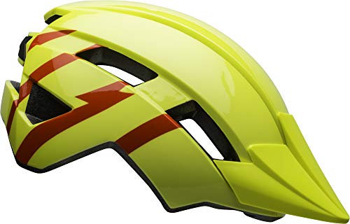 Bell Sidetrack II MIPS Youth Bike Helmet (Strike Gloss Hi-Viz/Red (2020), Universal Child