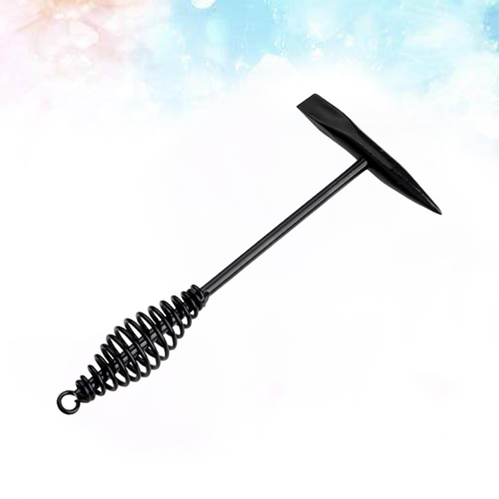 Martillo de soldadura de acero de alto carbono con mango de resorte, martillo de robusto para fácil aplicación, herramienta de gancho de pérdida para soldador