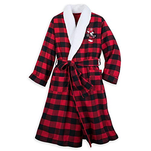Disney Mickey Mouse - Albornoz para Adultos, diseño de Cuadros, Multicolor - Multicolor - XX-Large