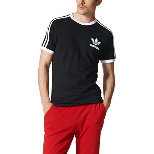adidas Originals Men's Tops California Tee, Black, Small
